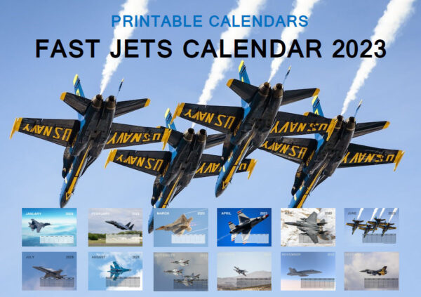 Fast Jets Calendar 2023