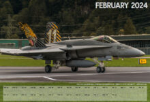 Fast Jets Calendar - Free to Print - February 2024