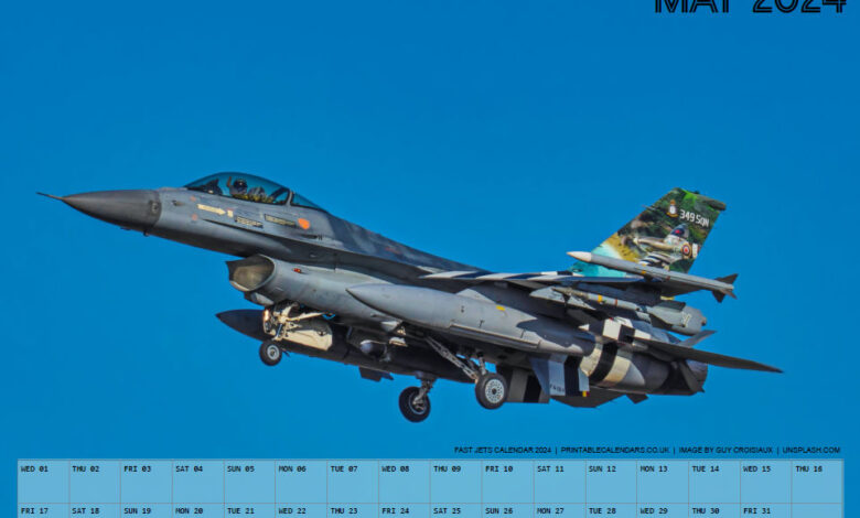 Fast Jets Calendar - May 2024